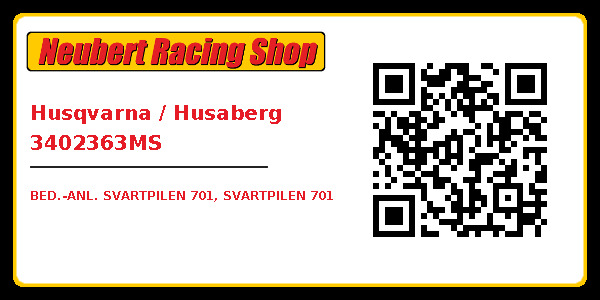 Husqvarna / Husaberg 3402363MS
