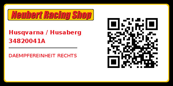 Husqvarna / Husaberg 34820041A
