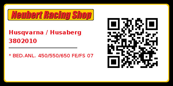 Husqvarna / Husaberg 3802010
