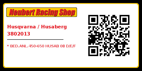 Husqvarna / Husaberg 3802013