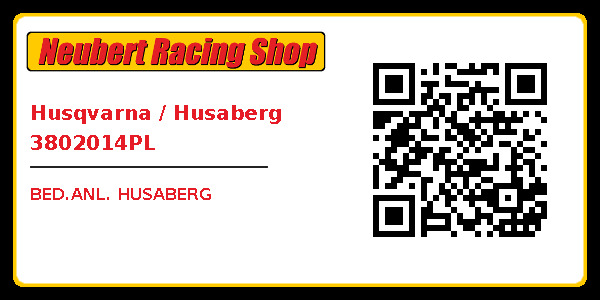 Husqvarna / Husaberg 3802014PL