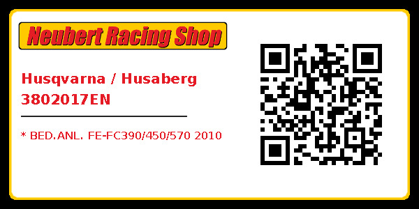 Husqvarna / Husaberg 3802017EN
