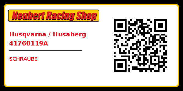 Husqvarna / Husaberg 41760119A