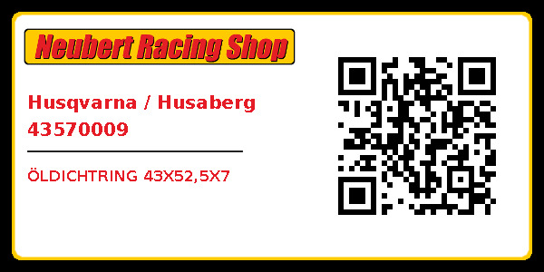 Husqvarna / Husaberg 43570009