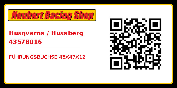 Husqvarna / Husaberg 43578016