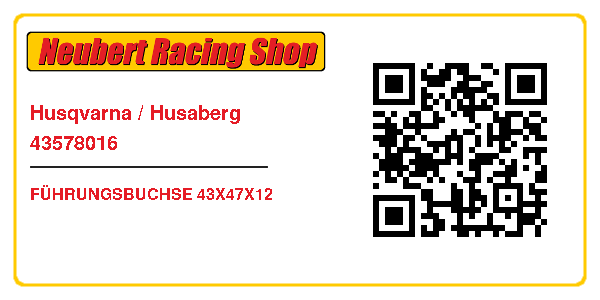 Husqvarna / Husaberg 43578016
