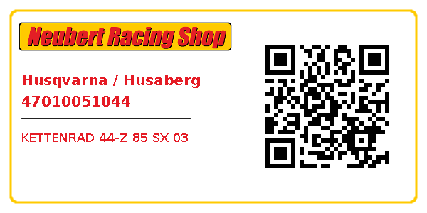 Husqvarna / Husaberg 47010051044
