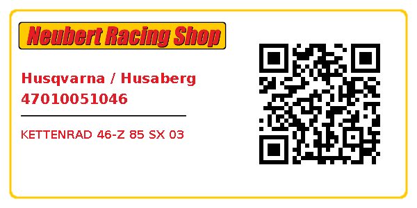 Husqvarna / Husaberg 47010051046