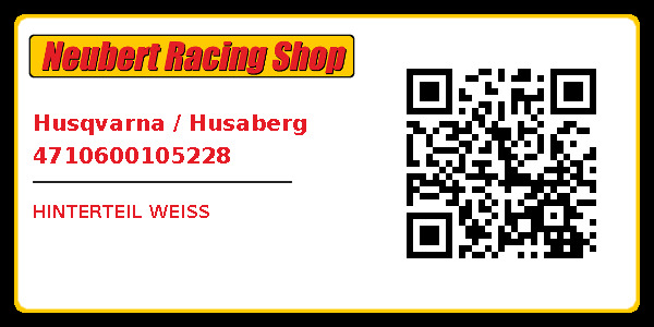 Husqvarna / Husaberg 4710600105228