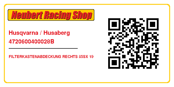 Husqvarna / Husaberg 4720600400028B