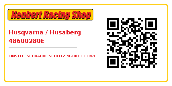 Husqvarna / Husaberg 48600280E