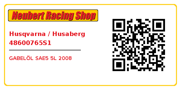 Husqvarna / Husaberg 48600765S1