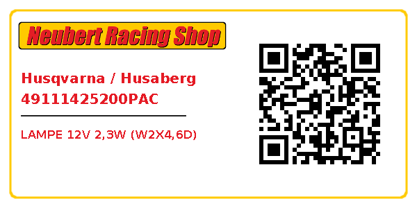 Husqvarna / Husaberg 49111425200PAC