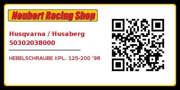 Husqvarna / Husaberg 50302038000