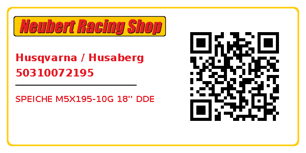 Husqvarna / Husaberg 50310072195