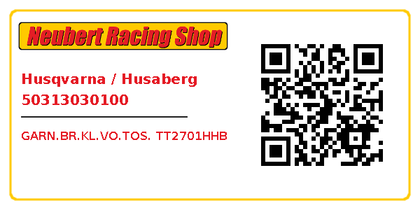 Husqvarna / Husaberg 50313030100