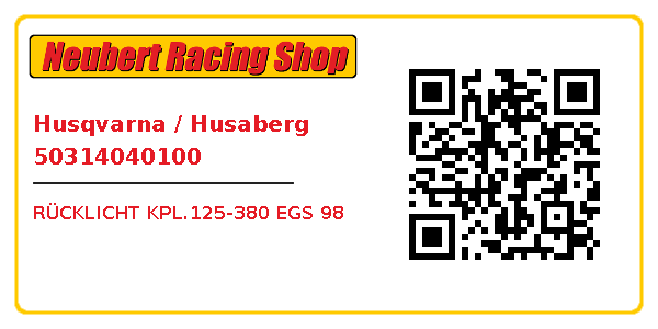 Husqvarna / Husaberg 50314040100