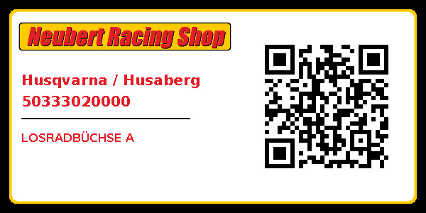 Husqvarna / Husaberg 50333020000