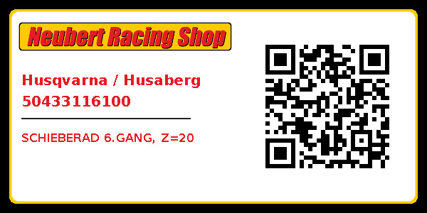 Husqvarna / Husaberg 50433116100
