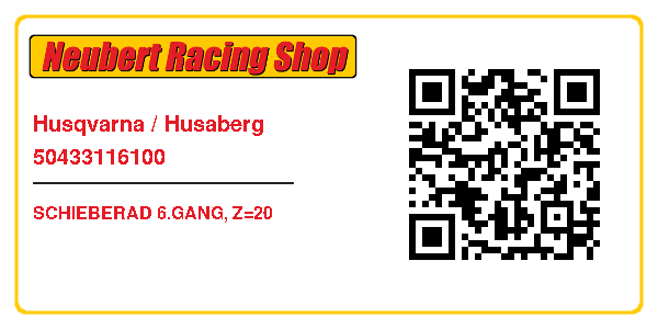 Husqvarna / Husaberg 50433116100