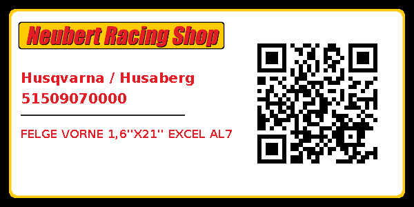 Husqvarna / Husaberg 51509070000