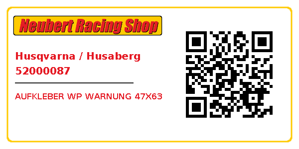 Husqvarna / Husaberg 52000087