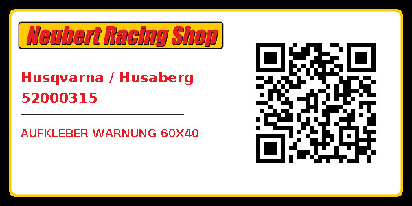 Husqvarna / Husaberg 52000315