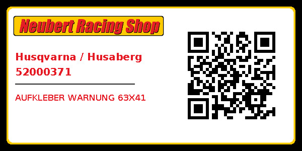 Husqvarna / Husaberg 52000371