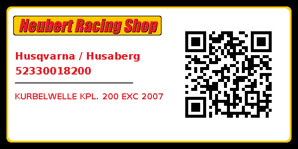 Husqvarna / Husaberg 52330018200