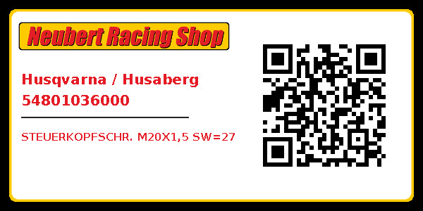 Husqvarna / Husaberg 54801036000