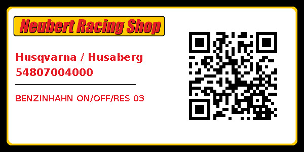 Husqvarna / Husaberg 54807004000