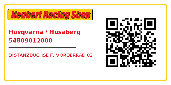 Husqvarna / Husaberg 54809012000