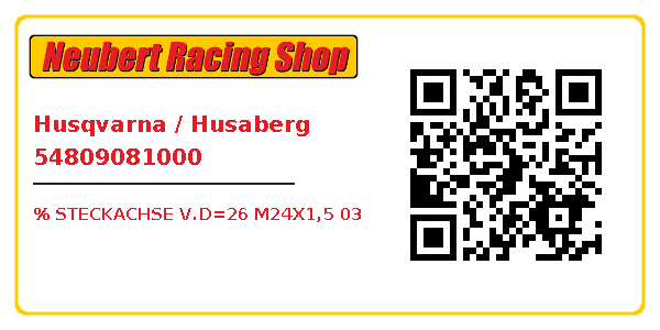 Husqvarna / Husaberg 54809081000