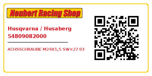 Husqvarna / Husaberg 54809082000