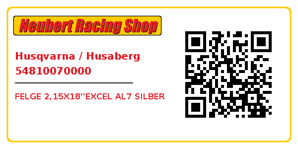 Husqvarna / Husaberg 54810070000