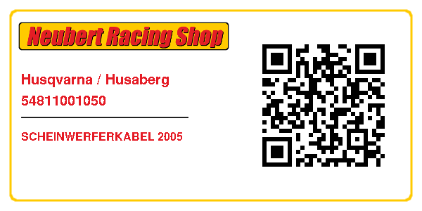 Husqvarna / Husaberg 54811001050