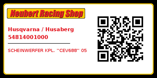 Husqvarna / Husaberg 54814001000