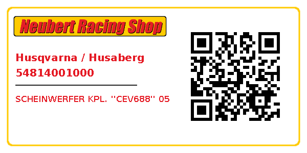 Husqvarna / Husaberg 54814001000
