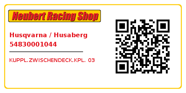 Husqvarna / Husaberg 54830001044