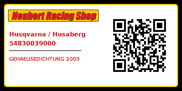 Husqvarna / Husaberg 54830039000