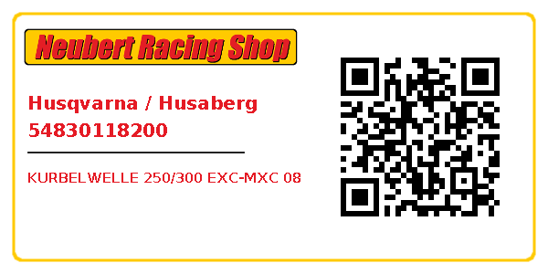 Husqvarna / Husaberg 54830118200