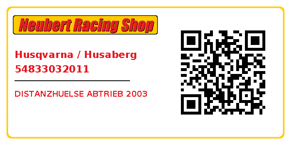 Husqvarna / Husaberg 54833032011