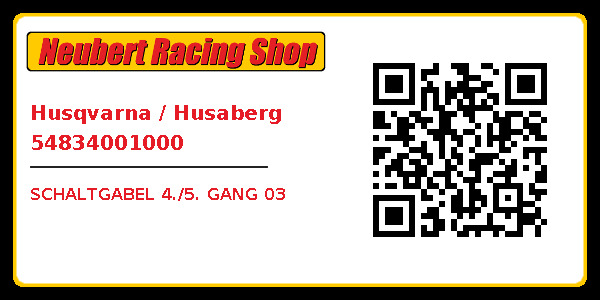 Husqvarna / Husaberg 54834001000