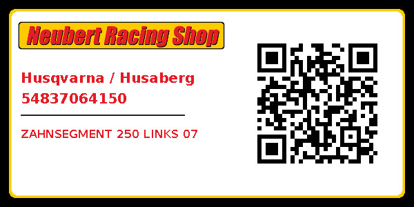 Husqvarna / Husaberg 54837064150