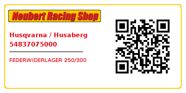 Husqvarna / Husaberg 54837075000