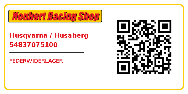 Husqvarna / Husaberg 54837075100