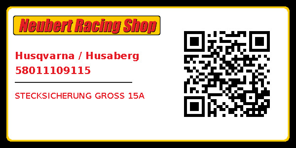Husqvarna / Husaberg 58011109115