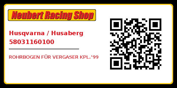 Husqvarna / Husaberg 58031160100