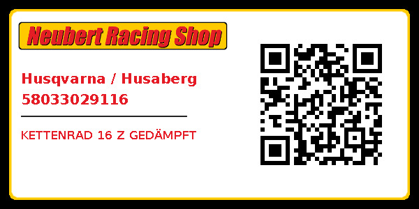 Husqvarna / Husaberg 58033029116