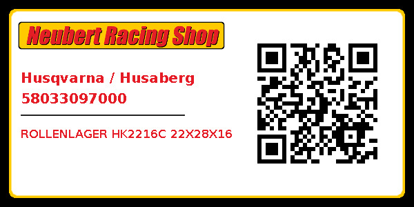 Husqvarna / Husaberg 58033097000